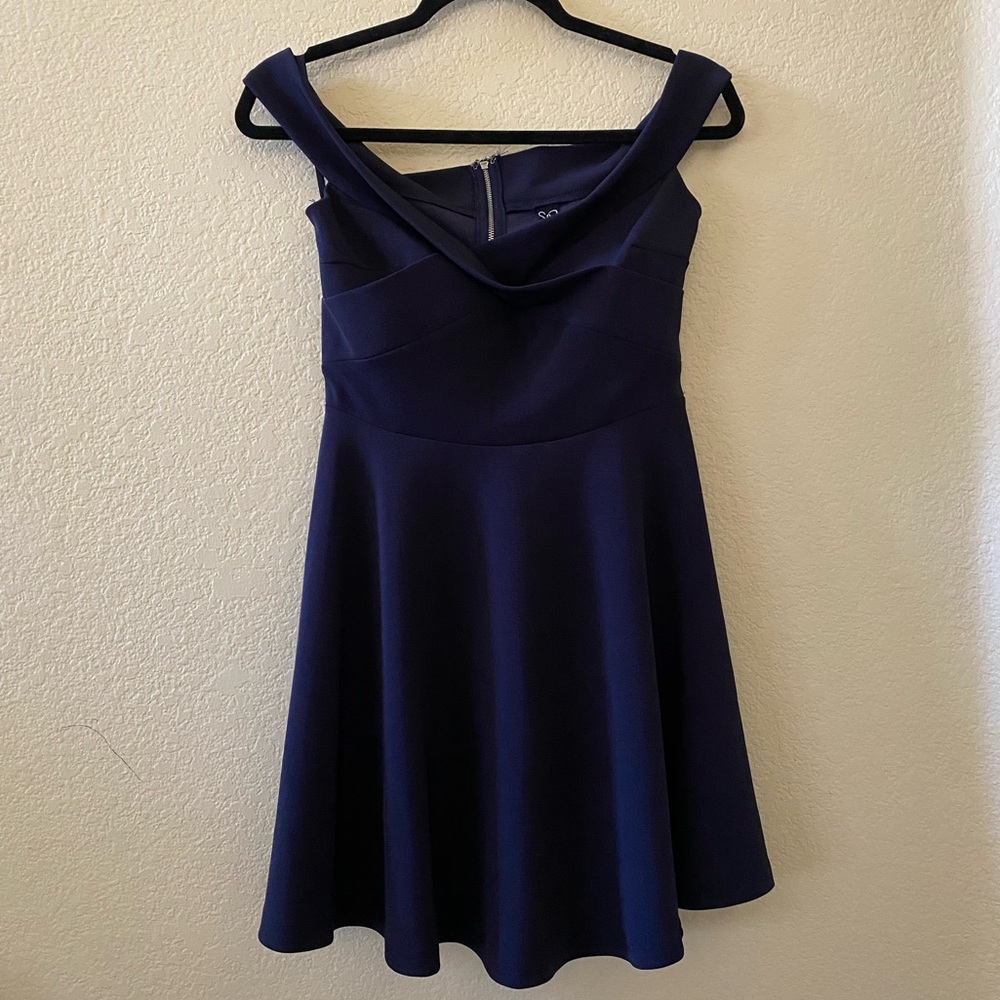Navy Blue Windsor Dress